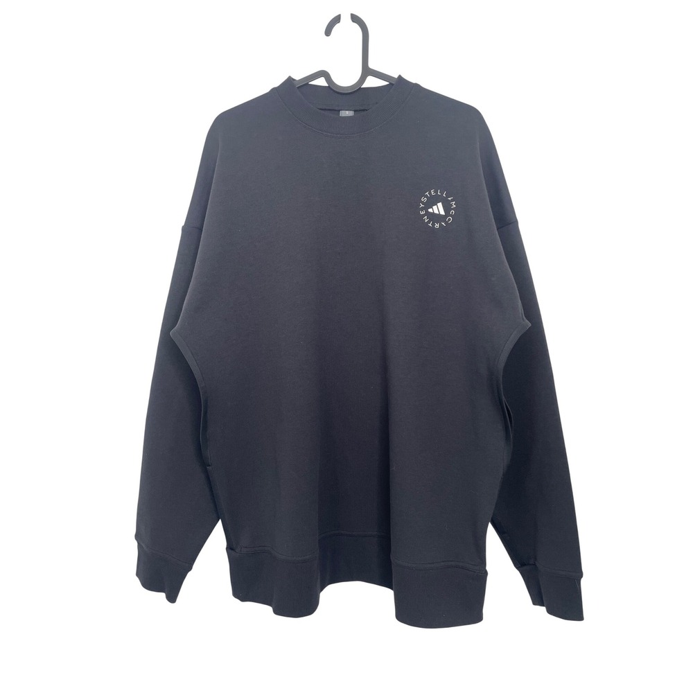Adidas by Stella McCartney Oversized Side Cutout Sweatshirt Black Small